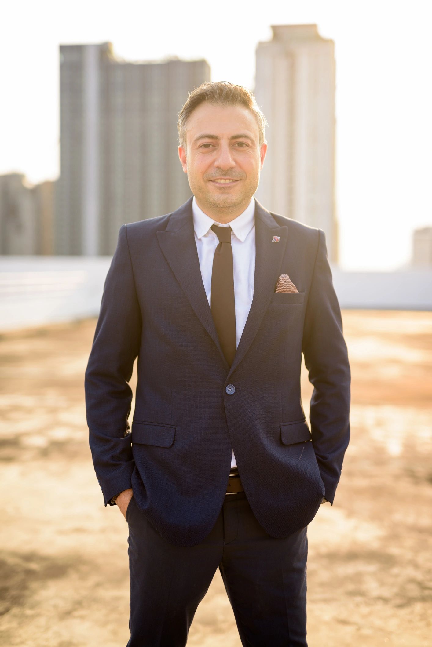 Professional real estate client portrait