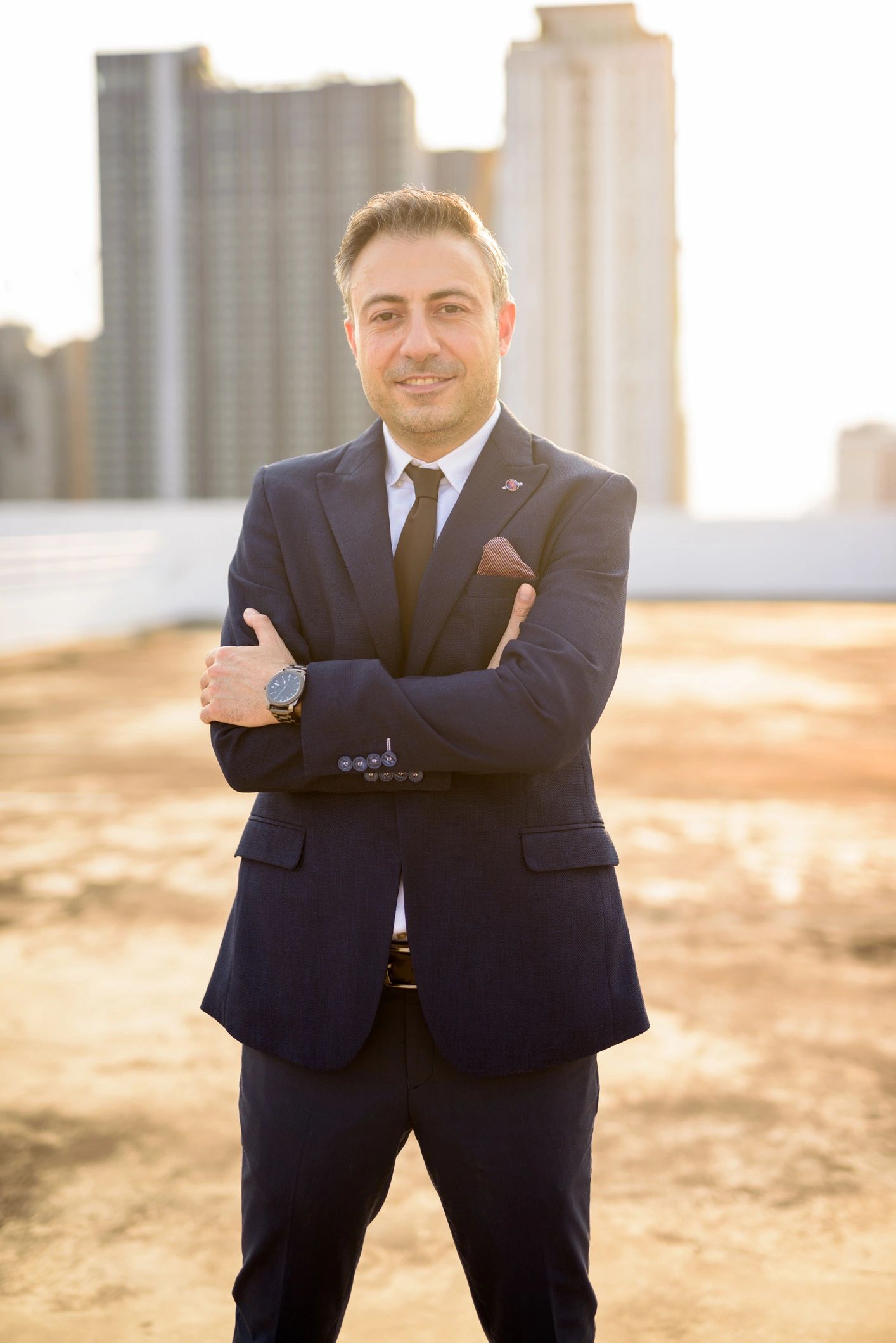 Luxury property buyer portrait